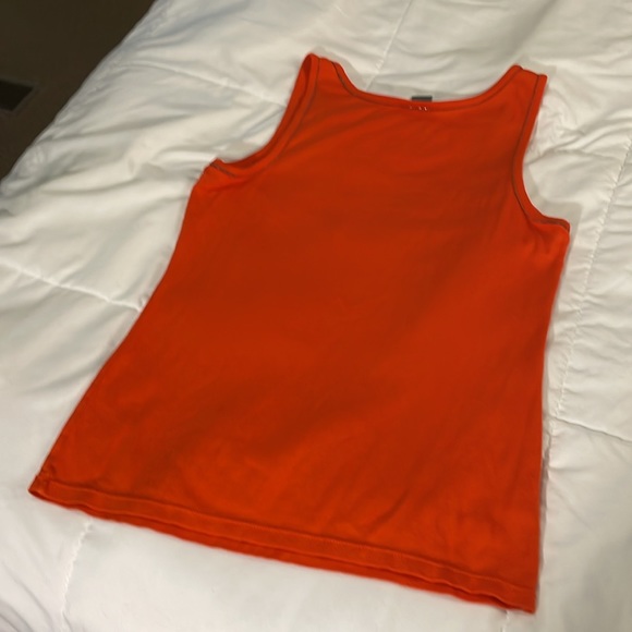 Ann Taylor orange tank top - Picture 4 of 6